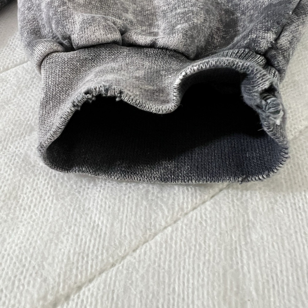 VTG Hanes Stone Aged Rockwear Sweatshirt Gray Acid Washed Buffalo XX LARGE 53" - Picture 11 of 11